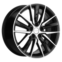 Диск литой Khomen Wheels KHW1807 (Tugella/Jaguar XF/F-Pace) 18x8.0J/5x108 D63.4 ET46 Black-FP