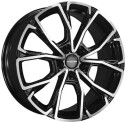 Диск литой Khomen Wheels KHW1907 (Nissan X-Trail) 19x7.5J/5x114.3 D66.1 ET45 Black-FP