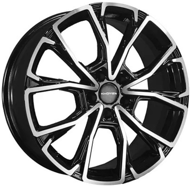 Диск литой Khomen Wheels KHW1907 (Nissan X-Trail) 19x7.5J/5x114.3 D66.1 ET45 Black-FP