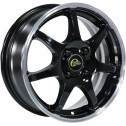 Диск литой CrossStreet CR-15 15x6.0J/4x100 D67.1 ET40 BKPL
