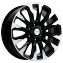 Диск литой Khomen Wheels KHW2010 (LC 300 Tuning) 20x8.0J/6x139.7 D95.1 ET45 Black-FP
