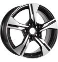 Диск литой КиК KC1053 16x6.5J/5x114.3 D66.1 ET40 алмаз_черный