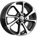 Диск литой КиК КС861 15x6.0J/4x100 D54.1 ET46 алмаз черный