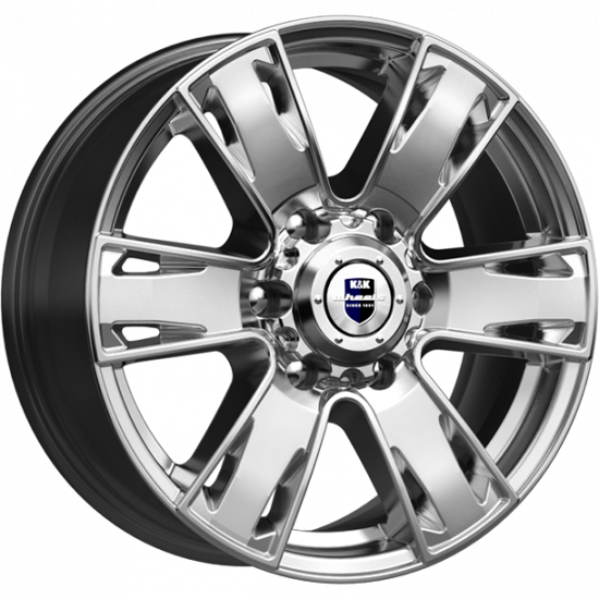 Диск литой КиК Севенна 17x7.0J/6x139.7 D100.1 ET38 ДАРК ПЛАТИНУМ