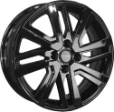 Диск литой Khomen Wheels KHW1609 (Rio II/Solaris II) 16x6.0J/4x100 D54.1 ET48 Black