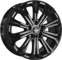 Диск литой Khomen Wheels KHW1610 (Chery Tiggo 3/Tiggo 3 Pro) 16x6.5J/5x108 D60.1 ET45 Black