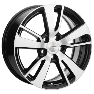 Диск литой Khomen Wheels 1704 17x7.0J/5x108 D63.3 ET50 Black-FP