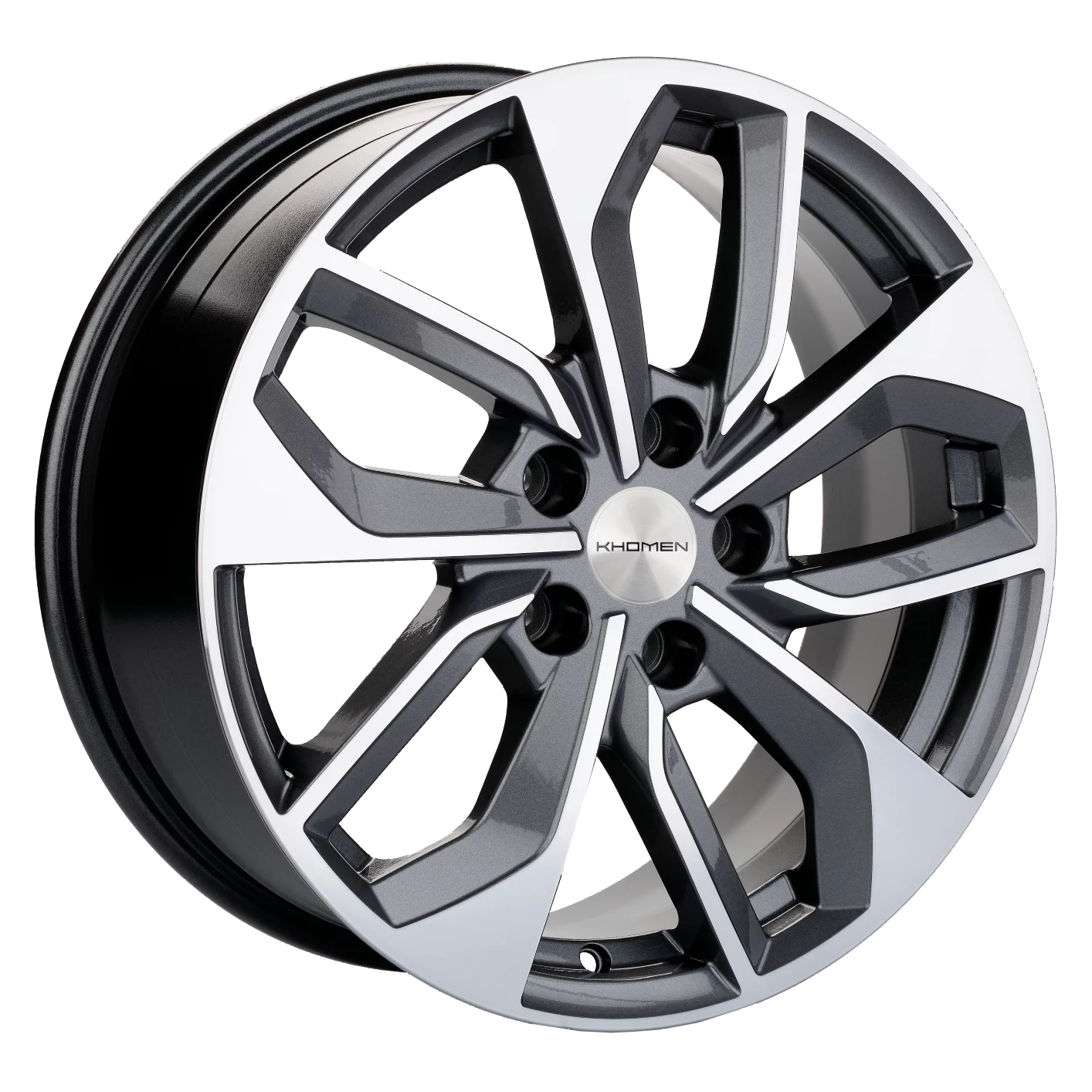 Диск литой Khomen Wheels KHW1703 (Camry) 17x7.0J/5x114.3 D60.1 ET45 Gray-FP