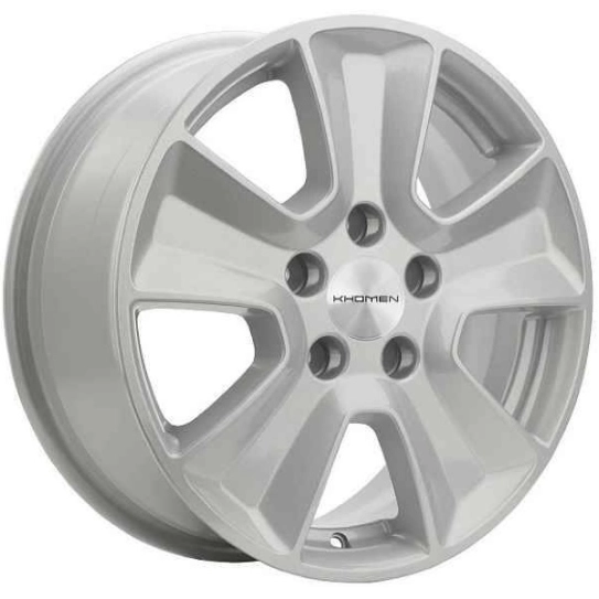 Диск литой Khomen Wheels KHW1601 (Changan CS35) 16x6.5J/5x114.3 D63.3 ET46 F-Silver