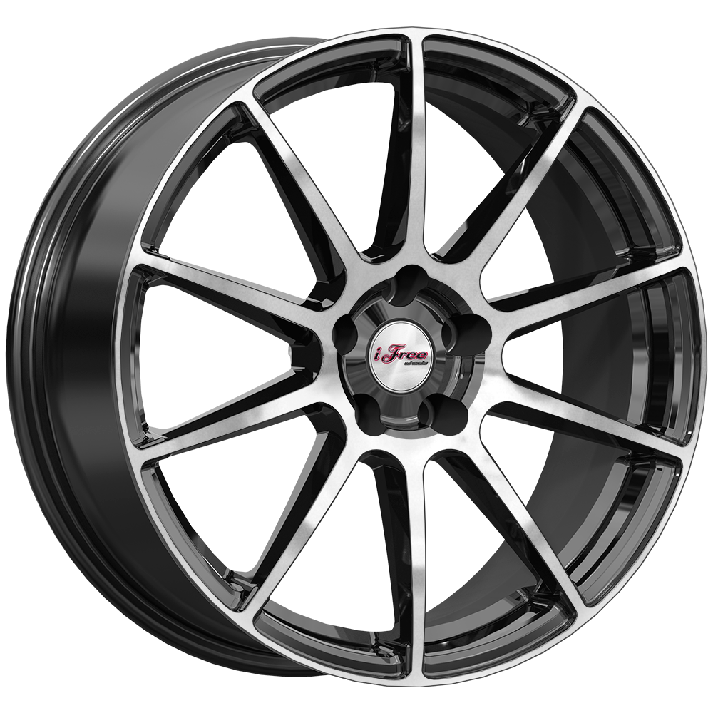 Диск литой iFree Винзор 18x7.0J/5x108 D60.1 ET33 блэк джек