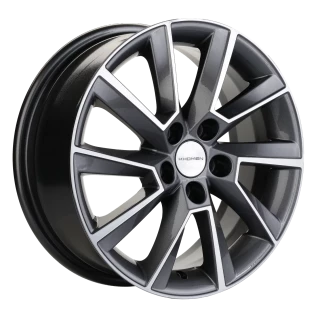 Диск литой Khomen Wheels KHW1507 (Aveo) 15x6.0J/5x105 D56.6 ET39 Gray-FP