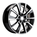 Диск литой Khomen Wheels 1802 18x7.0J/5x112 D57.1 ET43 Black-FP
