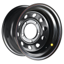 Диск штамп. Off-Road Wheels Land Rover 16x8.0J/5x165.1 D125 ET-24 Черный