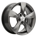 Диск литой Khomen Wheels KHW1504 (Polo) 15x6.0J/5x100 D57.1 ET40 G-Silver