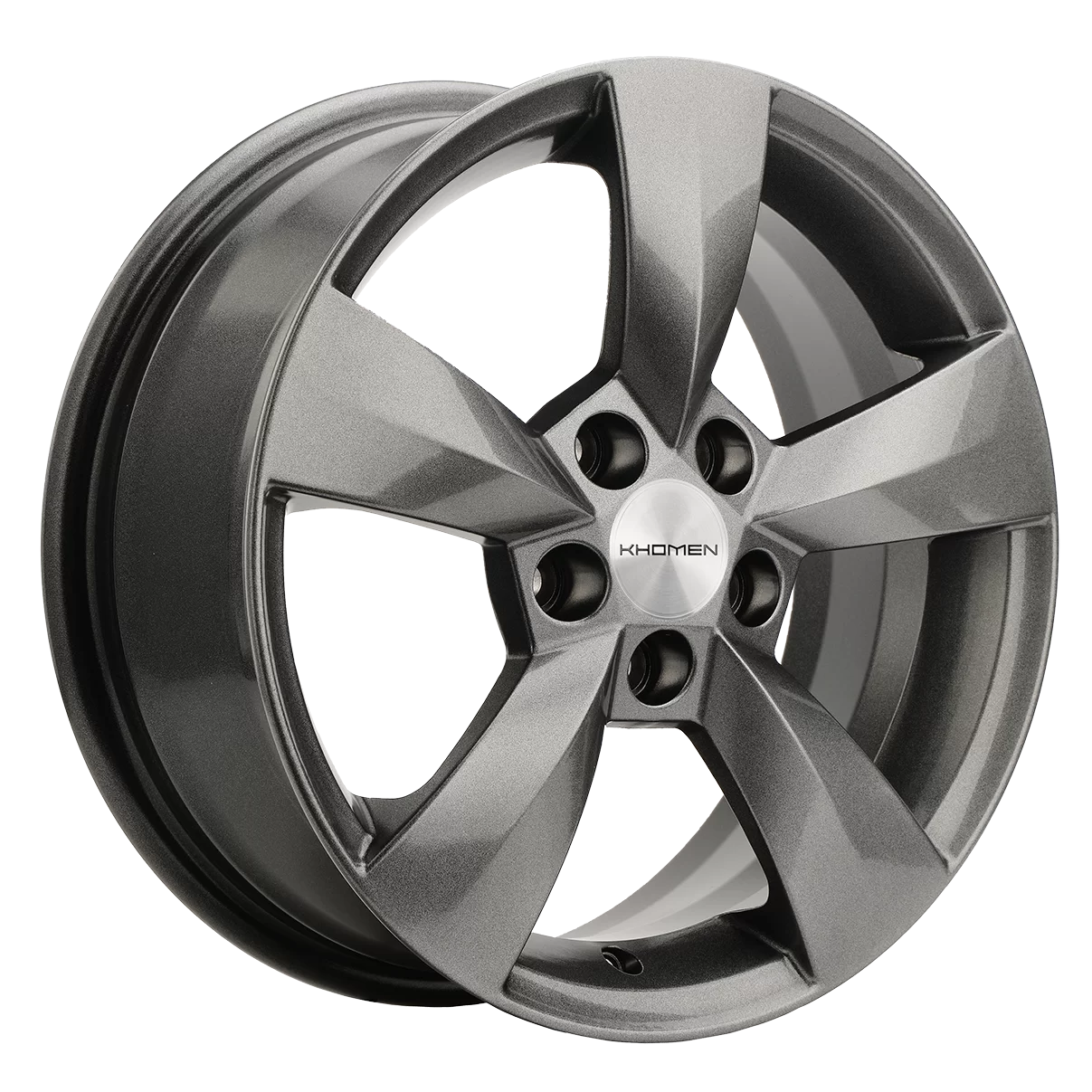Диск литой Khomen Wheels KHW1504 (Polo) 15x6.0J/5x100 D57.1 ET40 G-Silver