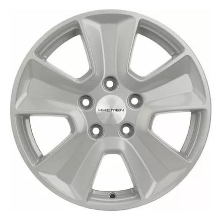 Диск литой Khomen Wheels KHW1601 (Huyndai/Kia) 16x6.5J/5x114.3 D67.1 ET50 F-Silver