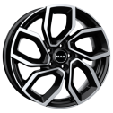 Диск литой MAK Apollo 18x7.5J/5x108 D65.1 ET45 Black mirror