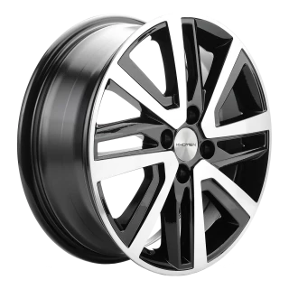 Диск литой Khomen Wheels KHW1609 (Rio I/Solaris I) 16x6.0J/4x100 D54.1 ET48 Black-FP