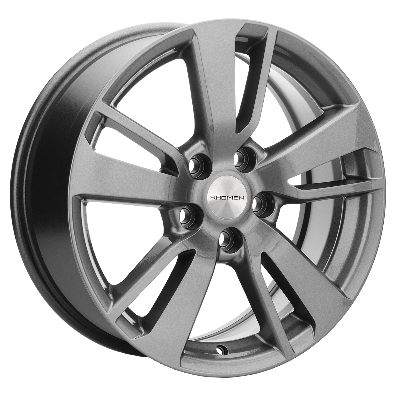 Диск литой Khomen Wheels KHW1704 (Outlander) 17x7.0J/5x114.3 D67.1 ET38 Gray