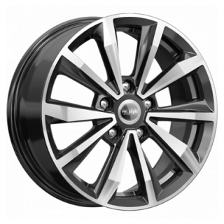 Диск литой КиК KC974 16x6.5J/5x114.3 D66.1 ET40 алмаз черный