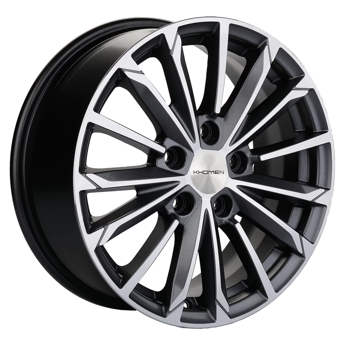 Диск литой Khomen Wheels KHW1611 (Ceed/Cerato/i30) 16x6.5J/5x114.3 D67.1 ET50 Gray-FP