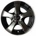 Диск литой LS Wheels LS324 16x7.0J/5x114.3 D73.1 ET40 BKF