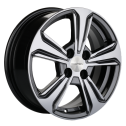 Диск литой Khomen Wheels KHW1502 15x6.0J/4x100 D54.1 ET46 G-Silver-FP