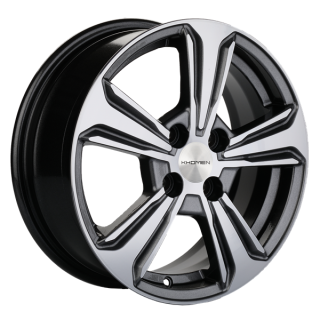 Диск литой Khomen Wheels KHW1502 15x6.0J/4x100 D54.1 ET46 G-Silver-FP