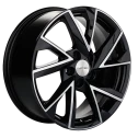 Диск литой Khomen Wheels 1714 17x7.0J/5x114.3 D60.1 ET39 Black-FP