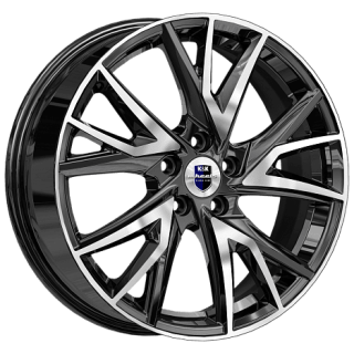 Диск литой КиК Кайлас 18x6.5J/5x112 D66.6 ET38 алмаз чёрный