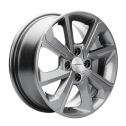 Диск литой Khomen Wheels 1501 15x6.0J/4x100 D54.1 ET46 Gray
