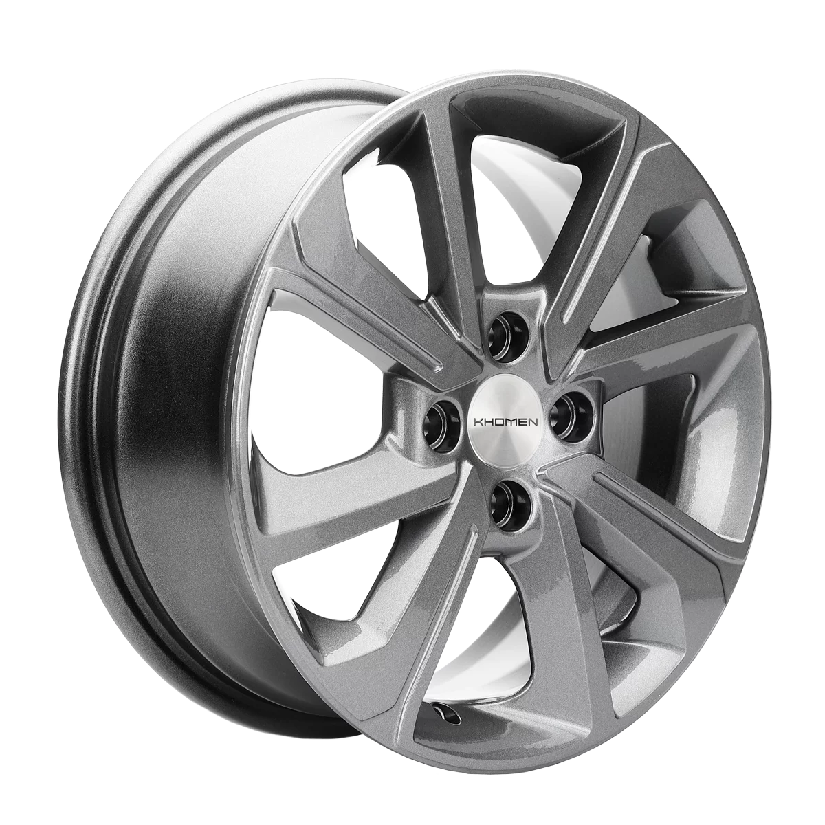 Диск литой Khomen Wheels KHW1501 (Rio II) 15x6.0J/4x100 D54.1 ET46 Gray