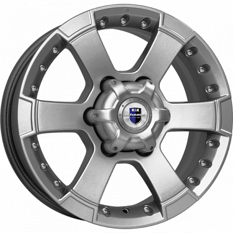 Диск литой КиК M56 16x7.0J/6x139.7 D108.1 ET38 дарк платинум