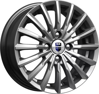 Диск литой КиК Акцент 17x7.0J/4x100 D60.1 ET41 дарк платинум