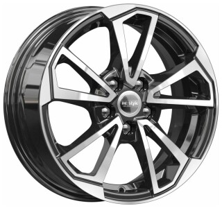 Диск литой КиК KC1005 15x6.0J/5x100 D57.1 ET40 алмаз черный