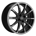 Диск литой Khomen Wheels KHW1707 (Lada X-Ray) 17x6.5J/4x100 D60.1 ET41 Black-FP matt