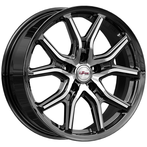 Диск литой iFree Страйк 17x6.5J/5x114.3 D67.1 ET35 блэк джек для SWM