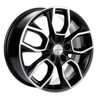Диск литой Khomen Wheels KHW1713 (SantaFe) 17x7.0J/5x114.3 D67.1 ET47 Black-FP