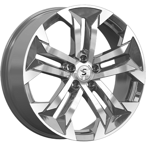 Диск литой Premium Series KP015 19x7.5J/5x114.3 D67.1 ET49.5 Diamond Gloss Graphite для MAZDA CX-7