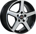Диск литой Alcasta M62 16x6.5J/5x108 D63.35 ET45 BKF