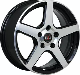 Диск литой Alcasta M62 16x6.5J/5x105 D56.6 ET38 BKF