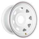 Диск штамп. ZEPP Toyota Nissan 18x8.0J/6x139.7 D110 ET30 белый