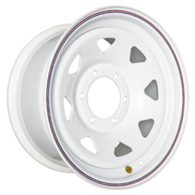 Диск штамп. ZEPP Toyota Nissan 18x8.0J/6x139.7 D110 ET30 белый