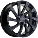 Диск литой Khomen Wheels KHW1901 (Exeed VX/TXL/LX) 19x7.5J/5x108 D65.1 ET36 black matt