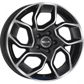 Диск литой MAK Express 17x7.0J/5x118 D71.1 ET45 Black mirror