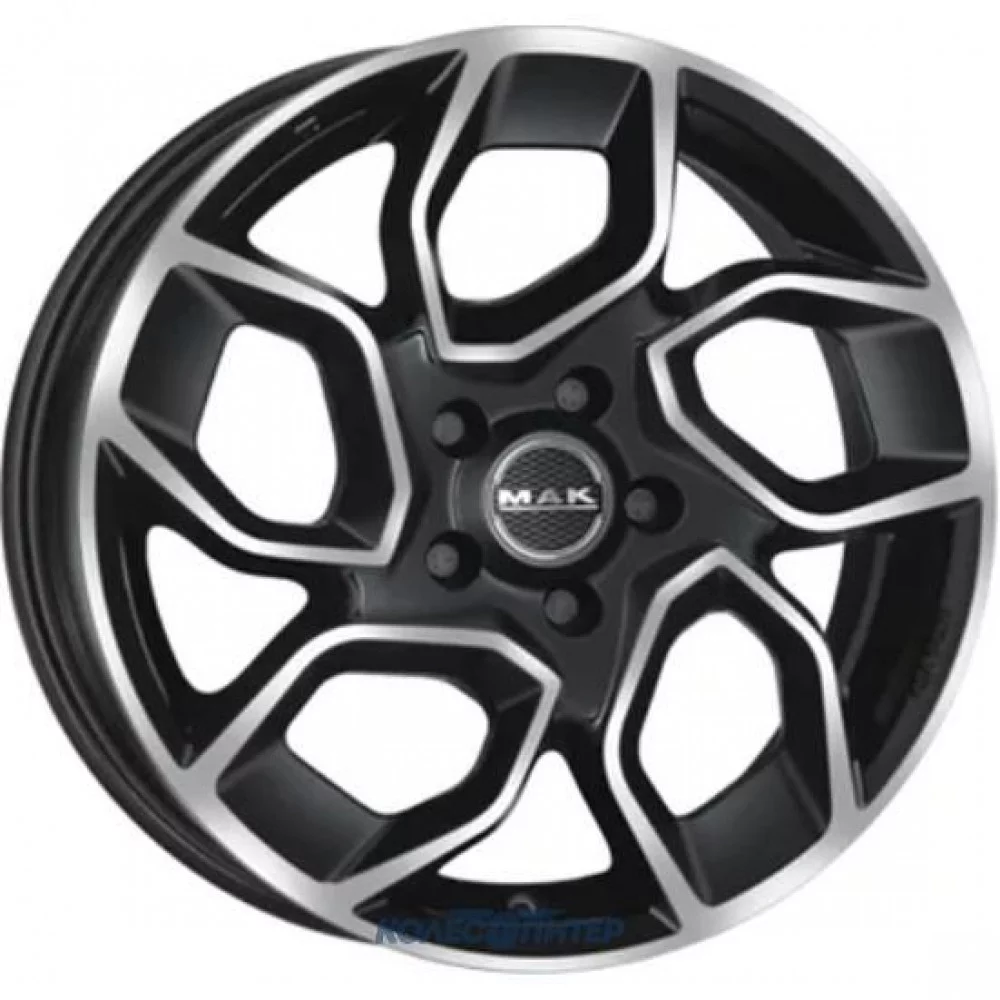 Диск литой MAK Express 17x7.0J/5x118 D71.1 ET45 Black mirror