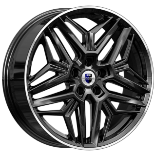 Диск литой КиК Колумб (KC1038) 19x7.0J/5x108 D60.1 ET33 алмаз черный