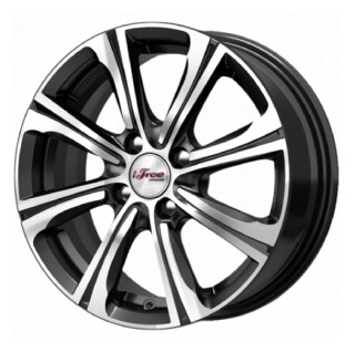 Диск литой iFree Апероль 15x6.0J/4x100 D67.1 ET45 блэк джек