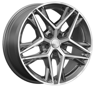 Диск литой СКАД Челси 18x8.0J/5x112 D66.6 ET38 Алмаз графит