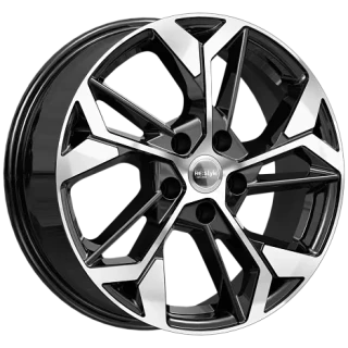 Диск литой КиК КС1062 17x6.5J/5x114.3 D66.1 ET45 алмаз чёрный